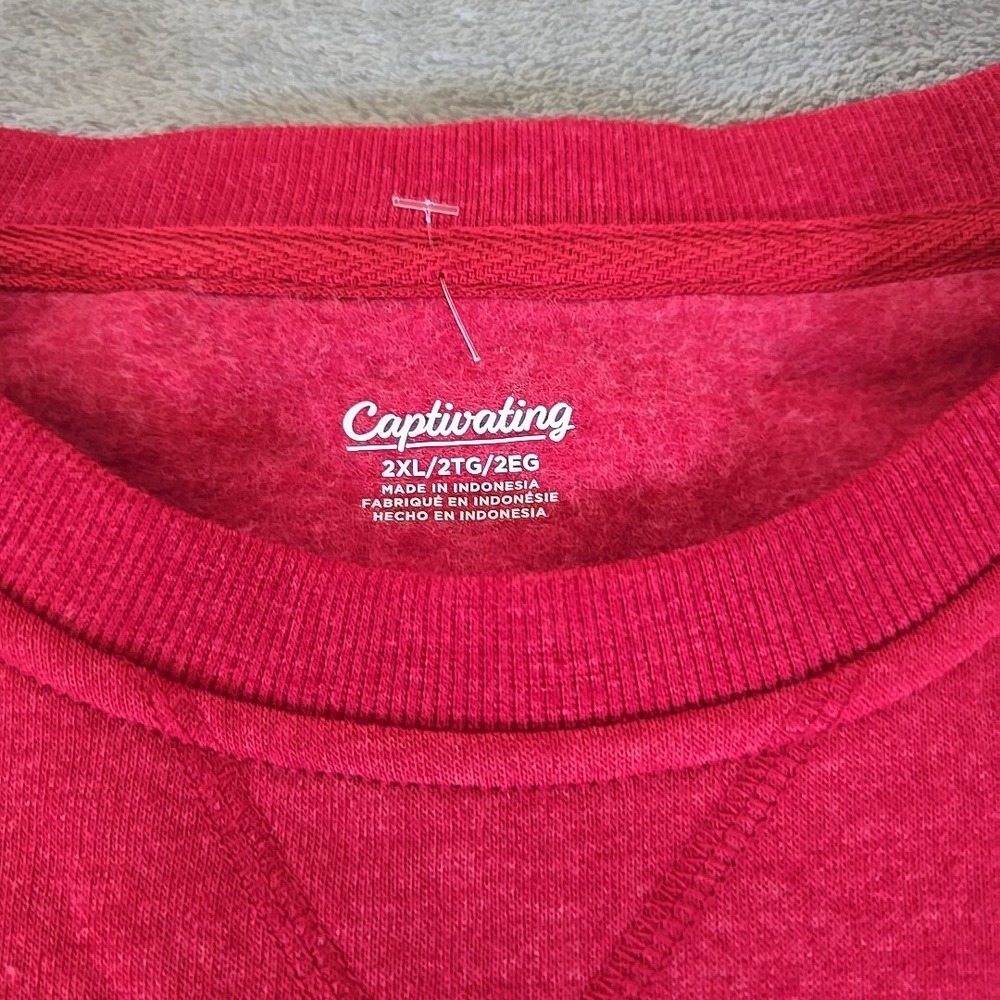 Captivating Oklahoma Sooners Sweatshirt Mens 2XL Red Pullover NCAA Sportswear - Picture 3 of 7